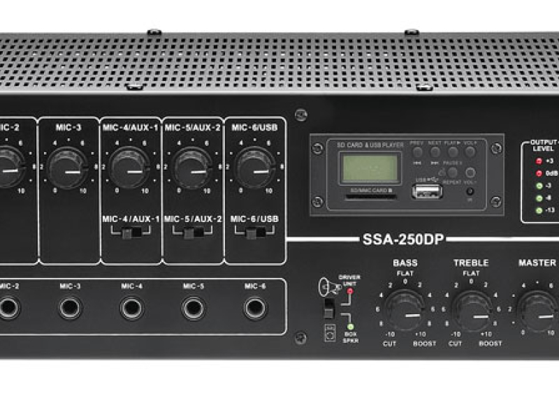 Âm ly kèm trộn công suất 250W SSA-250DP